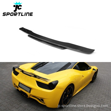 Carbon Fiber Rear Spoiler for Ferrari 458 Italia 2-Door (2011-2013)